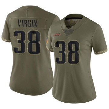 Dee Virgin Women's Olive Limited 2022 Salute To Service Jersey