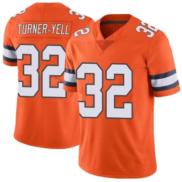 Delarrin Turner-Yell Youth Orange Limited Color Rush Vapor Untouchable Jersey