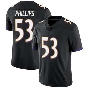 Del'Shawn Phillips Youth Black Limited Alternate Vapor Untouchable Jersey
