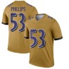 Del'Shawn Phillips Youth Gold Legend Inverted Jersey