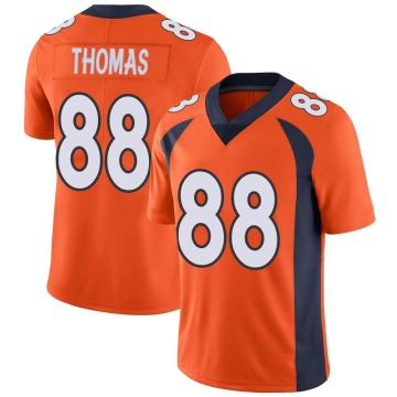 Demaryius Thomas Men's Orange Limited Team Color Vapor Untouchable Jersey