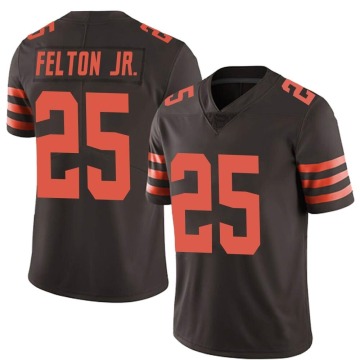 Demetric Felton Jr. Men's Brown Limited Color Rush Jersey