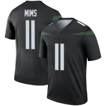 Denzel Mims Youth Black Legend Stealth Color Rush Jersey