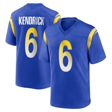 Derion Kendrick Youth Royal Game Alternate Jersey
