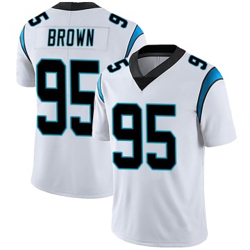 Derrick Brown Youth White Limited Vapor Untouchable Jersey