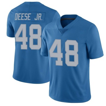 Derrick Deese Jr. Men's Blue Limited Throwback Vapor Untouchable Jersey