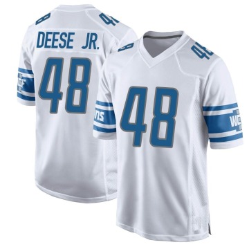 Derrick Deese Jr. Youth White Game Jersey