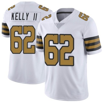Derrick Kelly II Men's White Limited Color Rush Jersey