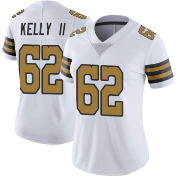 Derrick Kelly II Women's White Limited Color Rush Jersey