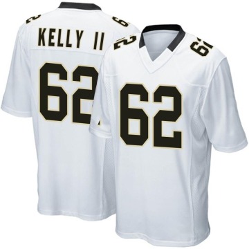 Derrick Kelly II Youth White Game Jersey