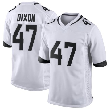 De'Shaan Dixon Youth White Game Jersey