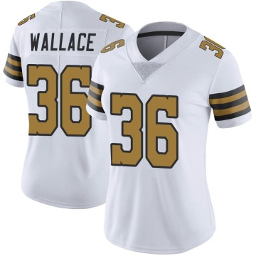 Deuce Wallace Women's White Limited Color Rush Jersey