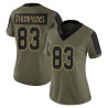 Deven Thompkins Women's Olive Limited 2021 Salute To Service Jersey