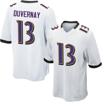 Devin Duvernay Youth White Game Jersey