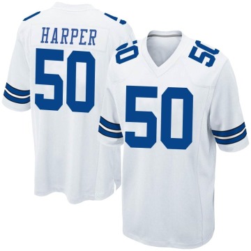 Devin Harper Youth White Game Jersey