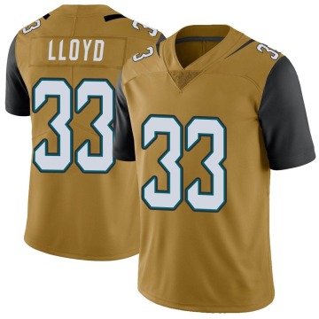 Devin Lloyd Youth Gold Limited Color Rush Vapor Untouchable Jersey