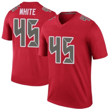 Devin White Youth White Legend Color Rush Red Jersey