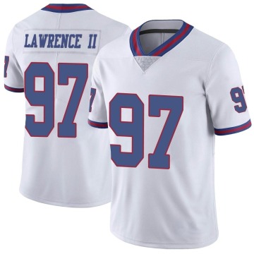 Dexter Lawrence Men's White Limited Color Rush Jersey