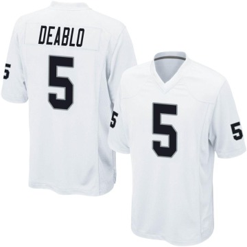 Divine Deablo Men's White Game Jersey