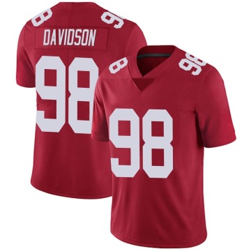 D.J. Davidson Men's Red Limited Alternate Vapor Untouchable Jersey