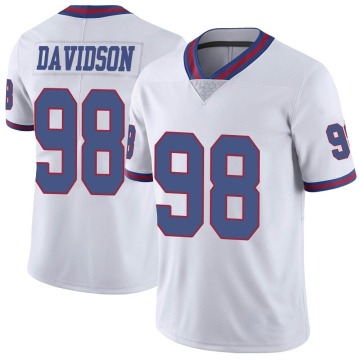 D.J. Davidson Men's White Limited Color Rush Jersey