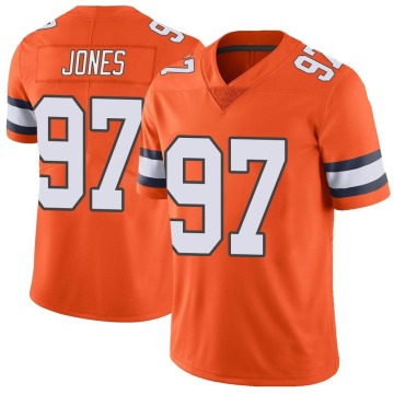 D.J. Jones Men's Orange Limited Color Rush Vapor Untouchable Jersey
