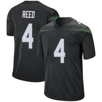D.J. Reed Youth Black Game Stealth Jersey