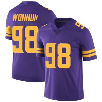 D.J. Wonnum Men's Purple Limited Color Rush Jersey