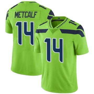 DK Metcalf Youth Green Limited Color Rush Neon Jersey