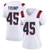 Donald Trump Women's White Game Jersey