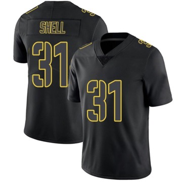 Donnie Shell Men's Black Impact Limited Jersey