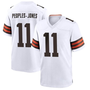 Donovan Peoples-Jones Youth White Game Jersey