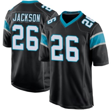 Donte Jackson Youth Black Game Team Color Jersey