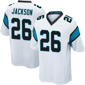 Donte Jackson Youth White Game Jersey