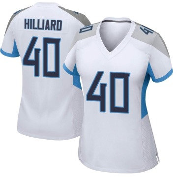 Dontrell Hilliard Women's White Game Jersey