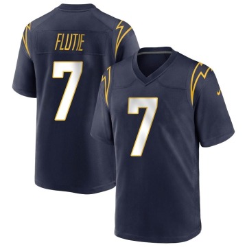 Doug Flutie Youth Navy Game Team Color Jersey
