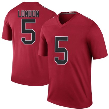Drake London Youth Red Legend Color Rush Jersey