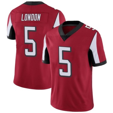 Drake London Youth Red Limited Team Color Vapor Untouchable Jersey