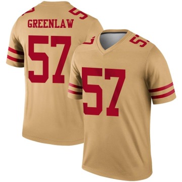 Dre Greenlaw Youth Gold Legend Inverted Jersey