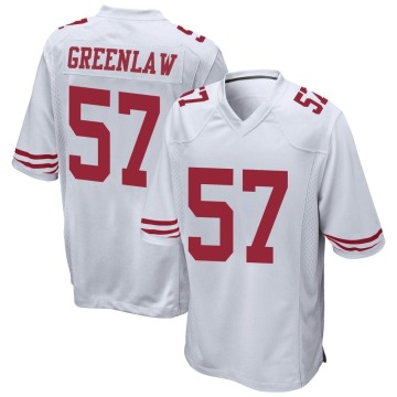 Dre Greenlaw Youth White Game Jersey