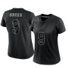Drew Brees Women's Black Limited Reflective Jersey