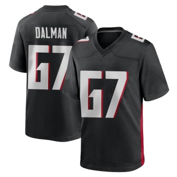 Drew Dalman Men's Black Game Alternate Jersey