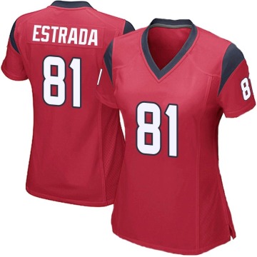 Drew Estrada Women's Red Game Alternate Jersey