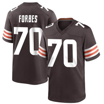 Drew Forbes Youth Brown Game Team Color Jersey