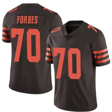 Drew Forbes Youth Brown Limited Color Rush Jersey