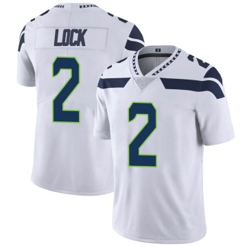 Drew Lock Youth White Limited Vapor Untouchable Jersey