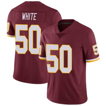 Drew White Youth White Limited Burgundy Team Color Vapor Untouchable Jersey