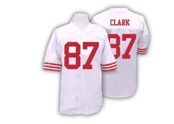 Dwight Clark Men's White Authentic Jersey