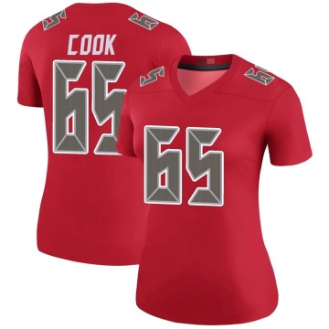 Dylan Cook Women's Red Legend Color Rush Jersey
