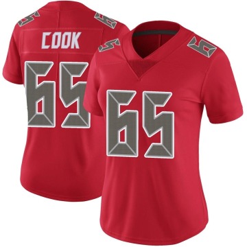 Dylan Cook Women's Red Limited Color Rush Jersey